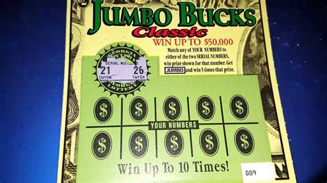 jumbo buck lotto|ga lottery jumbo bucks classic.